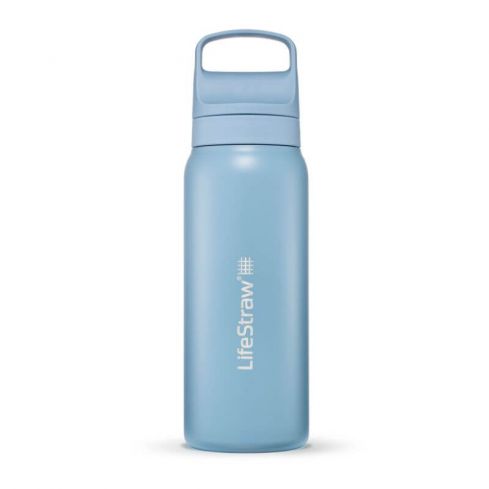 LifeStraw Go 2.0 Stainless Steel Water Filter Bottle 0,7L - Icelandic Blue