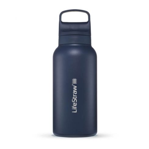 LifeStraw Go 2.0 Stainless Steel Water Filter Bottle 1L - Aegean Sea