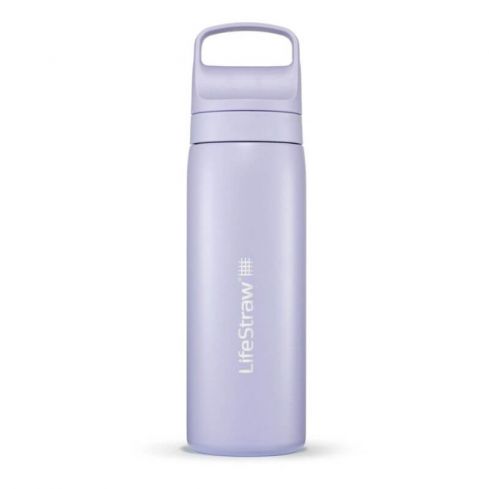 LifeStraw Go Series Stainless Steel Water Filter Bottle 0,5L - Provence Purple