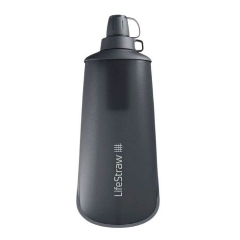 LifeStraw Peak Squeeze Bottle 1L Dark Gray