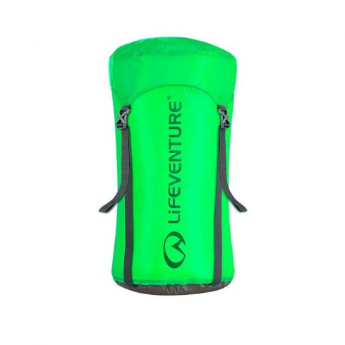 Lifeventure Ultralight Compression Sack, 15 Litre, Green