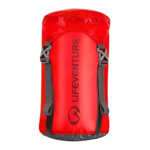 Lifeventure Ultralight Compression Sack, 5 Litre, Red