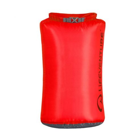 Lifeventure Ultralight Dry Bag, 25 Litre, Red