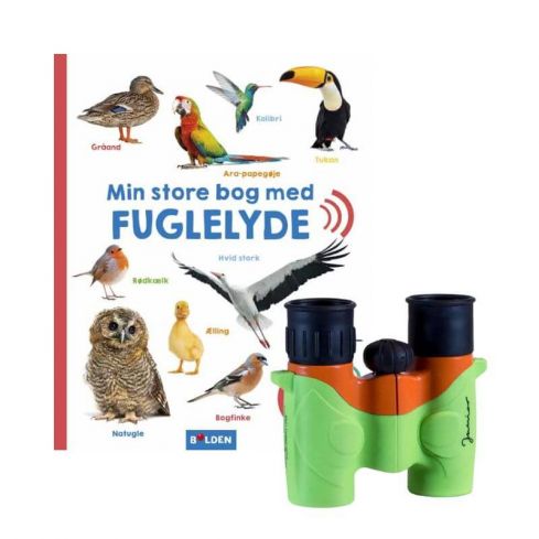 Junior 6x21 & Min Store Bog Med Fuglelyde