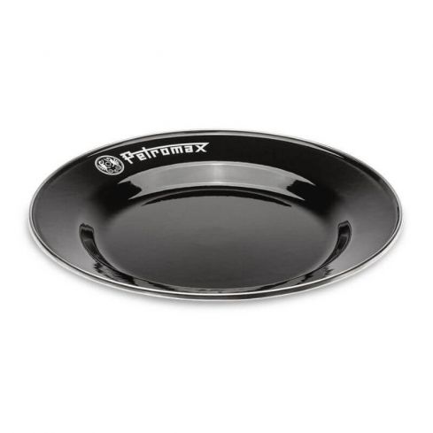 Petromax Enamel Plates black 2 pieces (18 cm)